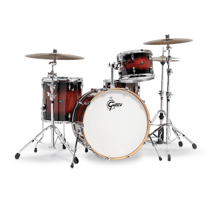 Gretsch Renown 3pc Drum Set 24/13/16 Cherry Burst - image 1