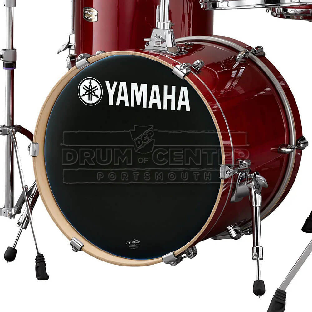 Yamaha Stage Custom Birch Bass Drum 18x15 Cranberry Red - image 1