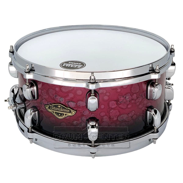 Tama Starclassic Walnut/Birch Snare Drum 13x6 Molten Dark Raspberry Fade - image 1