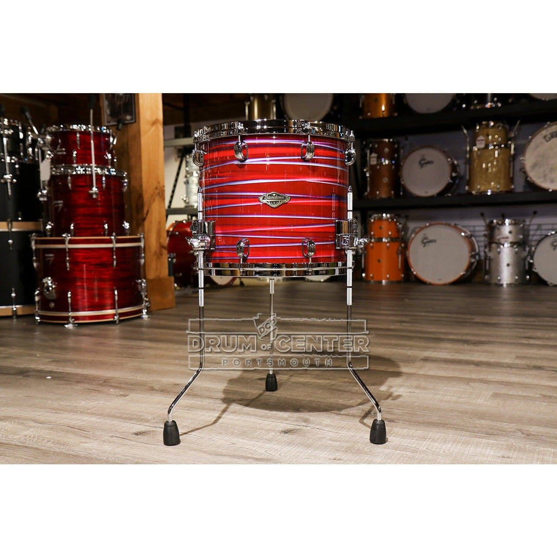 Tama Starclassic Walnut/Birch Floor Tom 14x12 Lacquer Phantasm Oyster - image 1