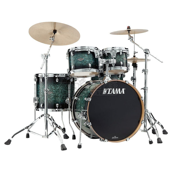 Tama Starclassic Performer 4pc Drum Set Molten Steel Blue Burst - image 1