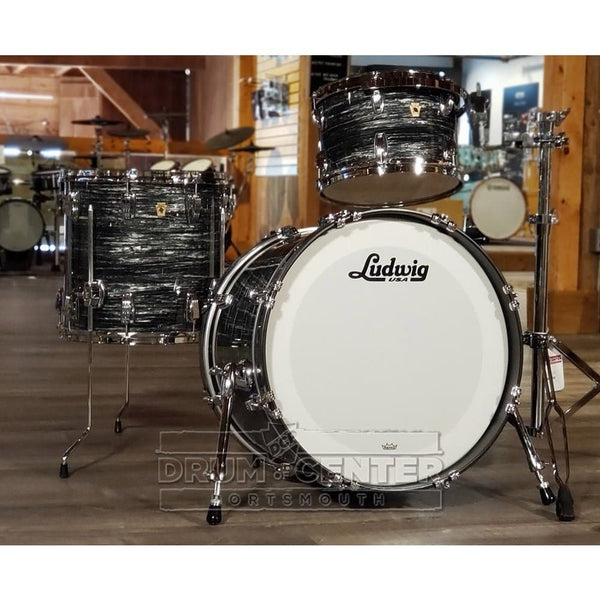 Ludwig Legacy Maple 3-Piece Drum Set - Vintage Black Oyster - image 1