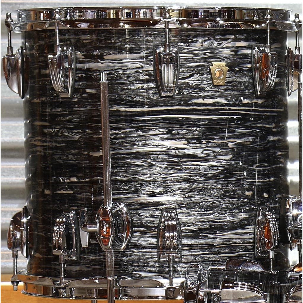 Ludwig Classic Maple 14 x 14 in Floor Tom - Vintage Black Oyster - image 1