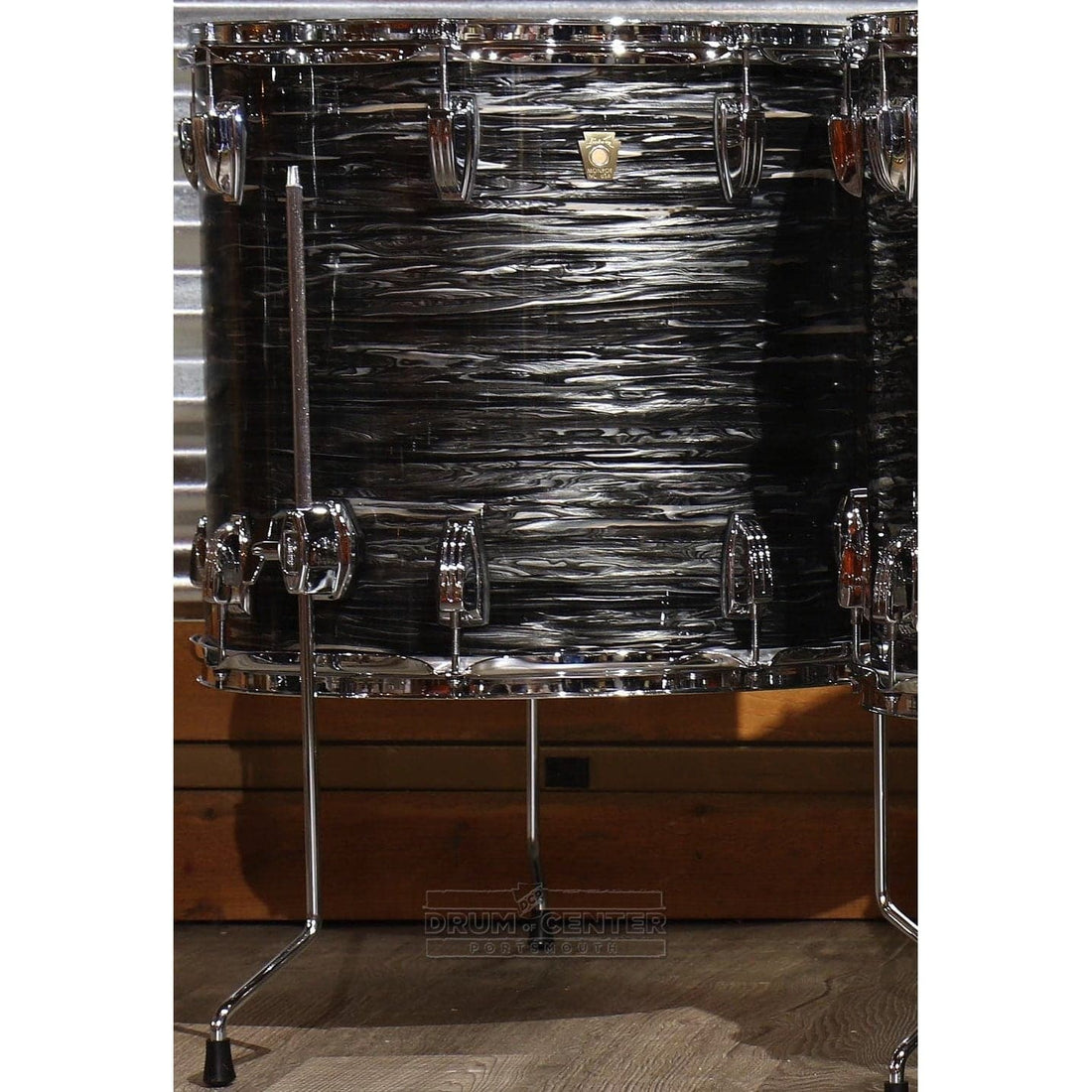 Ludwig Classic Maple 18 x 16 in Floor Tom - Vintage Black Oyster - image 1