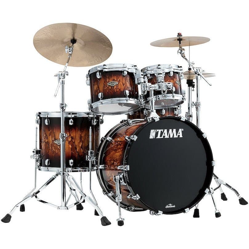 Tama Starclassic Walnut/Birch 4pc Drum Set Molten Brown Burst - image 1